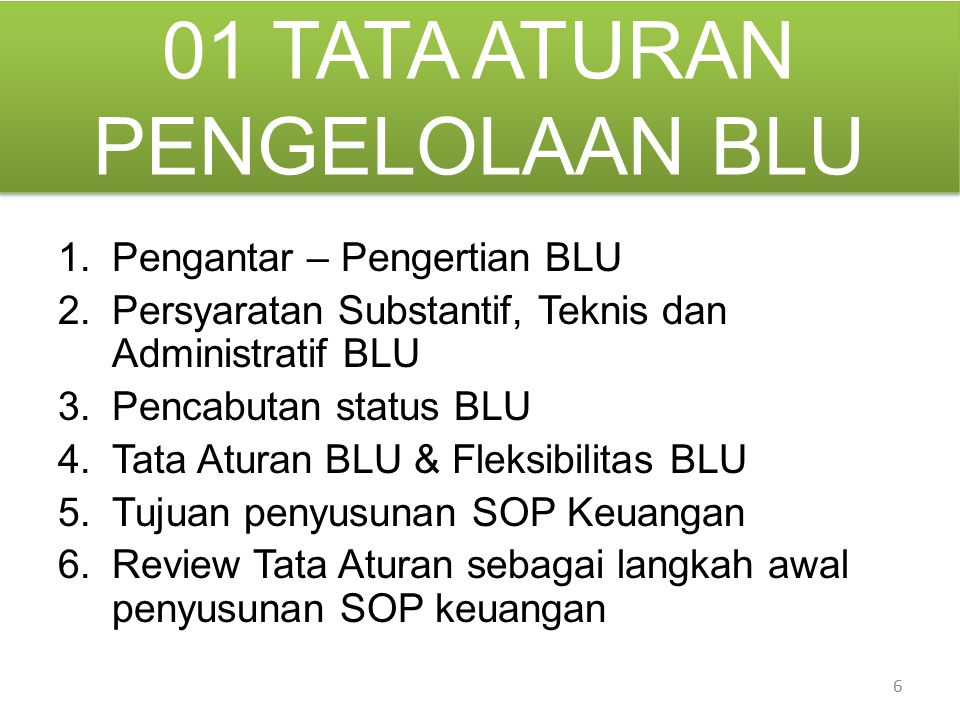 Pengelolaan BLU