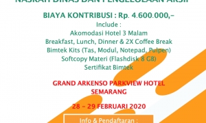 Pelatihan Tata Naskah Dinas dan Arsip Di Semarang
