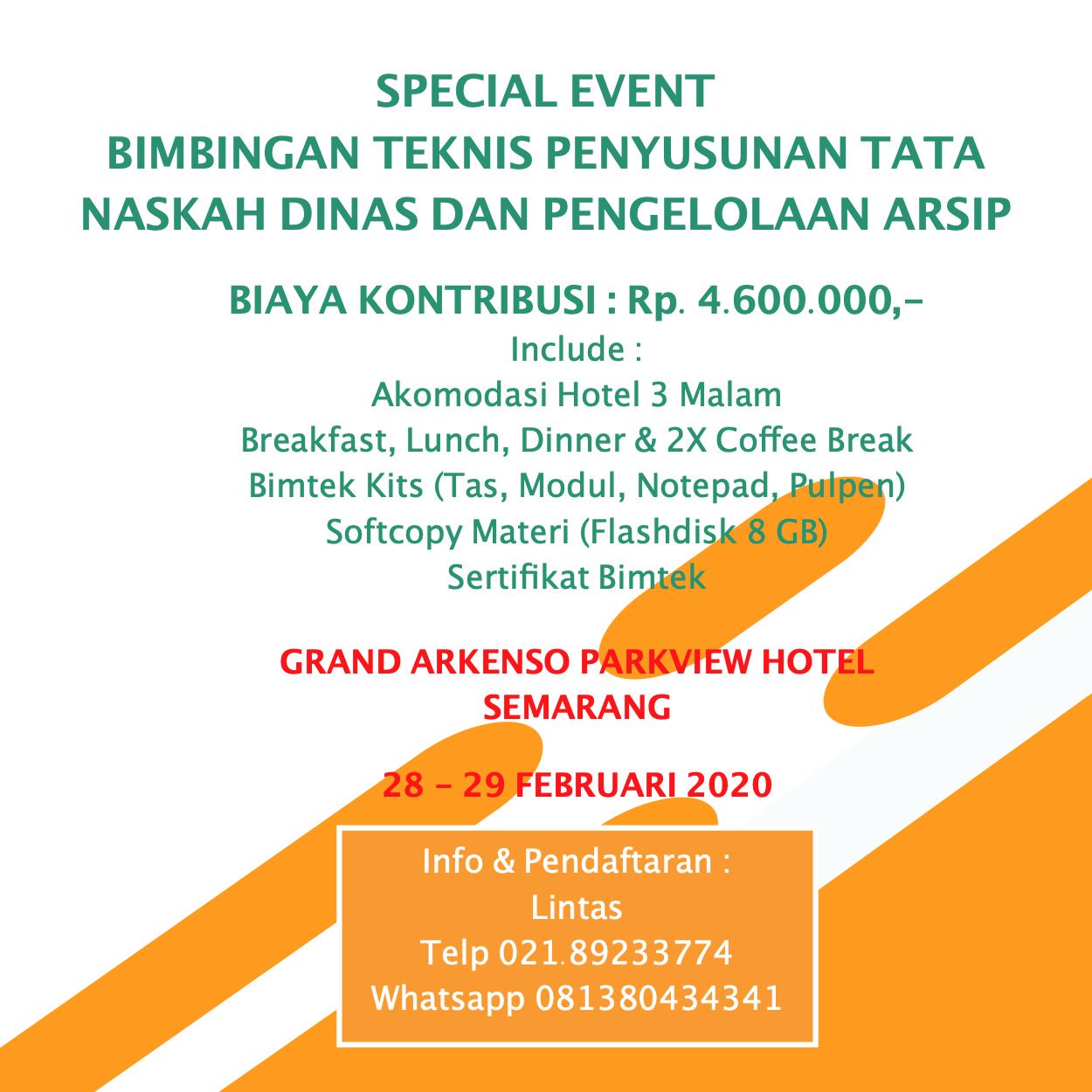 Bimtek Penyusunan Tata Naskah Dinas Dan Pengelolaan Arsip Bimtek Penyusunan Tata Naskah Dinas Dan Pengelolaan Arsip