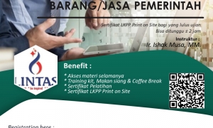 Pelatihan dan ujian sertifikasi pbjp