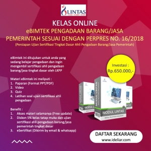 eBimtek Pengadaan Barang/Jasa Pemerintah