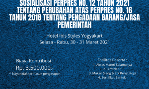 sosialisasi perpres no. 12 2021 jogja
