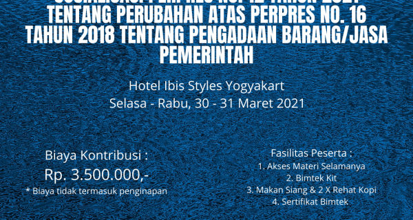 sosialisasi perpres no. 12 2021 jogja