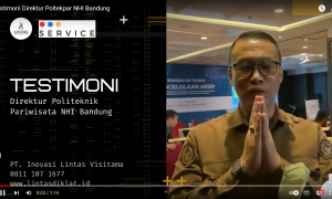 Testimoni Direktur Politeknik Pariwisata NHI Bandung