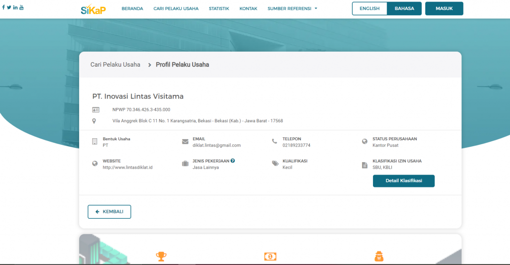 Lintasdiklat di SIKaP LKPP