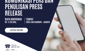BIMBINGAN TEKNIS KOMUNIKASI PERS DAN PENULISAN PRESS RELEASE